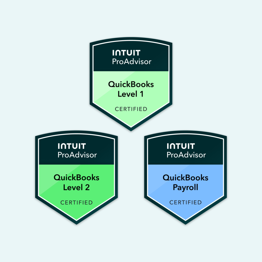 quickbooks badge