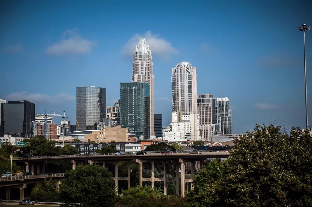 north, view, america, american, apartment, architecture, bridge, buildings, business, business district, carolina, charlotte, city, cityscape, destination, downtown, expressway, financial district, highway, interstate, landmark, location, metropolis, charlotte, charlotte, charlotte, charlotte, charlotte